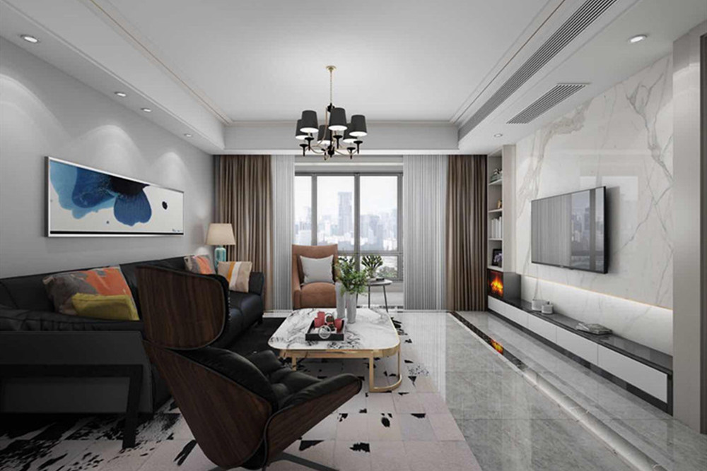 黔西南布依族苗族自治州100平米以下現(xiàn)代前衛(wèi)風格華邦祥和園室內(nèi)設計效果圖