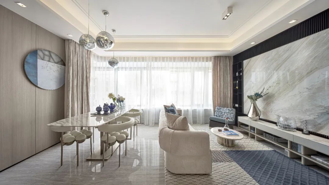 廣州市華南新城現代簡約風格三居室裝修案例