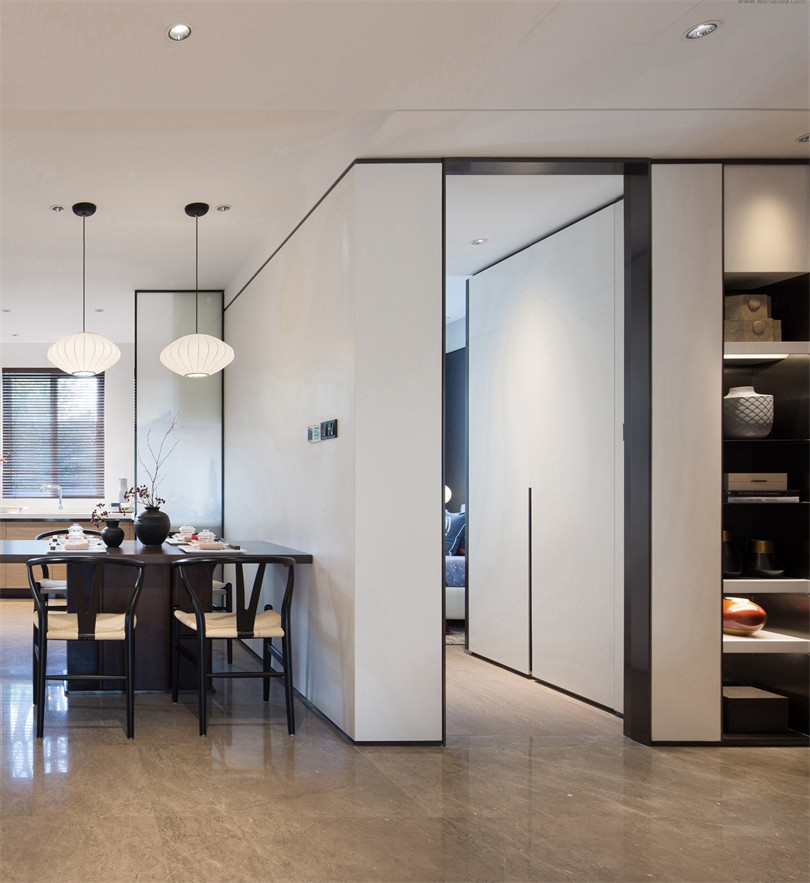 廣州市云溪四季新中式風(fēng)格四居室裝修案例