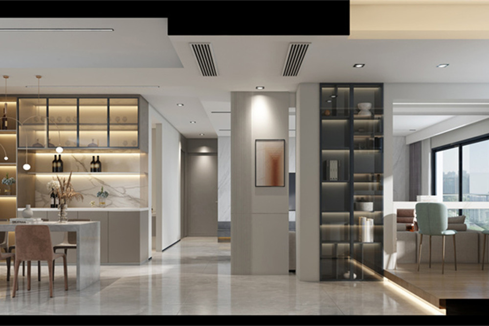 廣州市恒創(chuàng)恒?；▓@現(xiàn)代簡約風(fēng)格三居室裝修案例