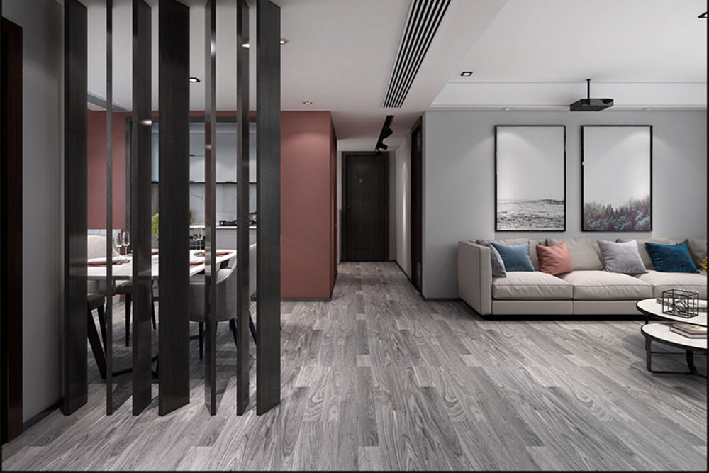 合肥市通和&middot;星辰同輝現(xiàn)代簡約風格三居室裝修案例