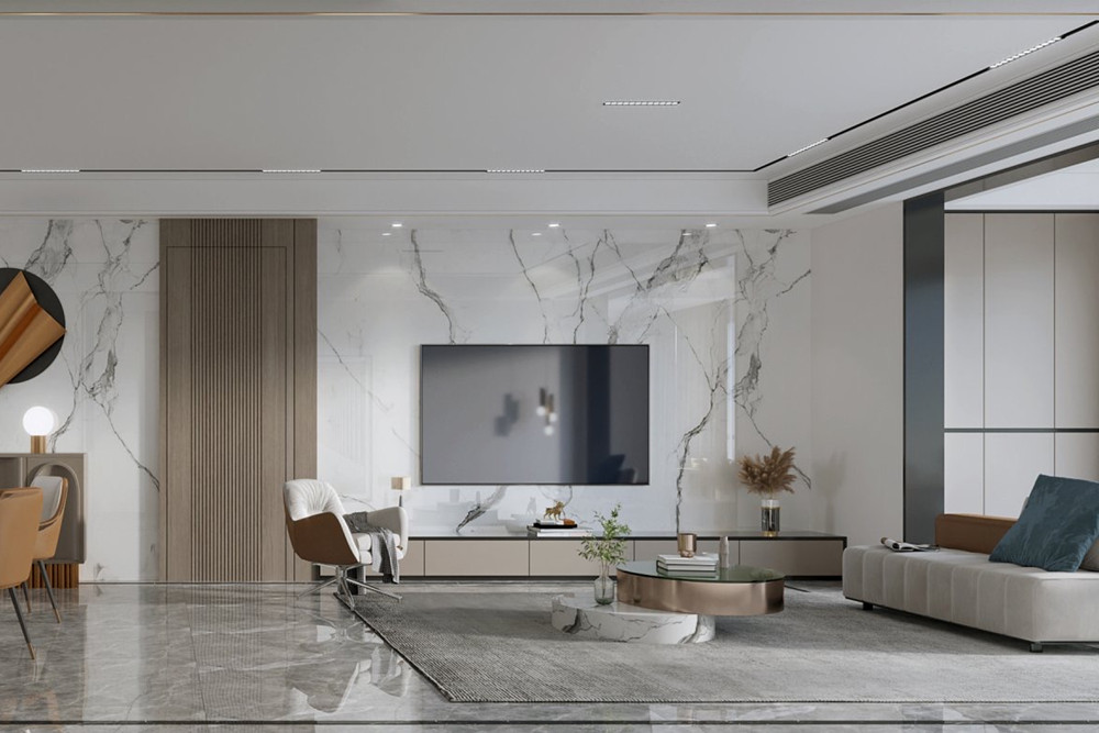 嘉興市碧桂園&middot;楓景尚院現(xiàn)代簡(jiǎn)約風(fēng)格三居室裝修案例