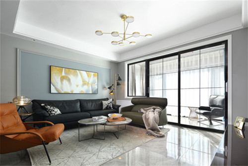 德陽市和德春錦現(xiàn)代簡約風格三居室裝修案例