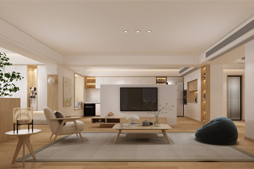 潮州市濱江雅居現(xiàn)代簡約風(fēng)格三居室裝修案例