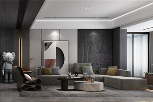 潮州市柏嘉名庭現(xiàn)代簡約風格三居室裝修案例