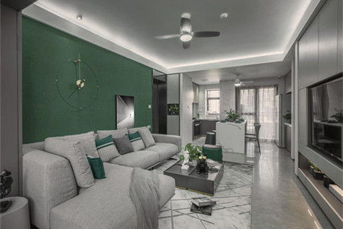 ?？谑杏盀超F(xiàn)代簡(jiǎn)約風(fēng)格三居室裝修案例