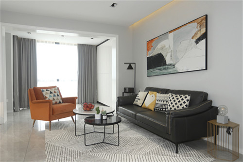 ?？谑斜＠醒牒０冬F(xiàn)代簡約風格三居室裝修案例