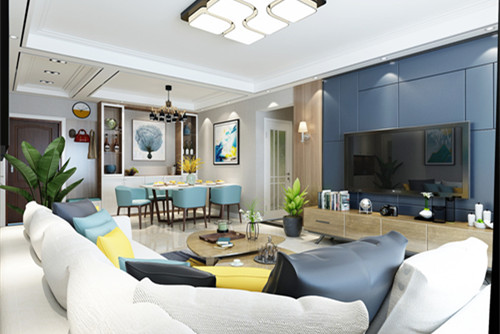 泰州101-200平米輕奢風格碧桂園家裝設(shè)計案例