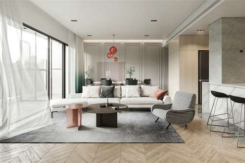 安順101-200平米輕奢風格塔山廣場家裝設(shè)計效果圖