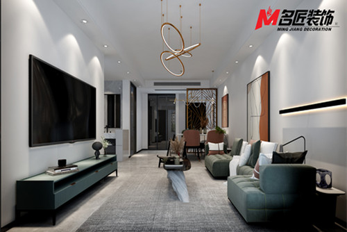 臺州市北山小區(qū)現(xiàn)代簡約風格二居室裝修案例