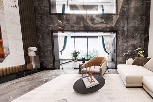 潮州市潮安中梁壹號院現(xiàn)代風(fēng)格別墅裝修案例