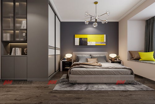 泉州市海宸尊域現(xiàn)代簡約風(fēng)格三居室裝修案例