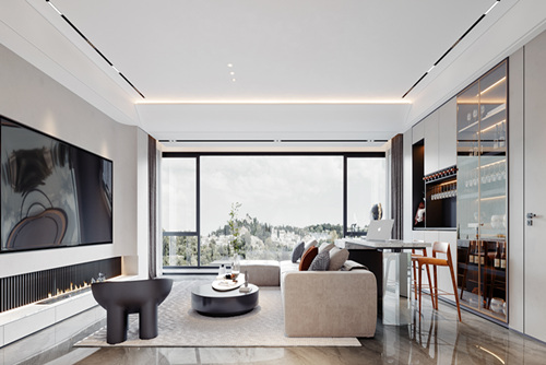 云浮市恒暉廣場花園現(xiàn)代風(fēng)格別墅裝修案例