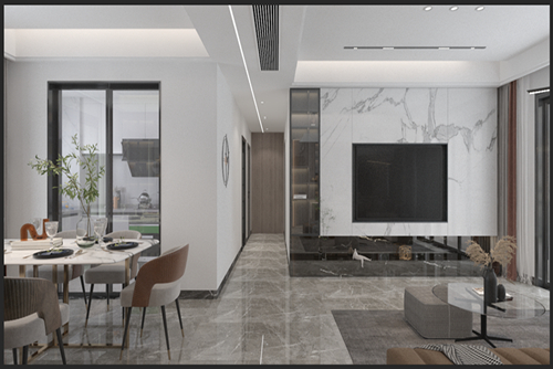 江門市碧桂園&middot;天麓湖現(xiàn)代風(fēng)格三居室裝修案例