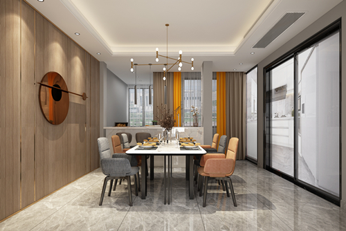 江門市星海灣華庭現(xiàn)代風格四居室裝修案例