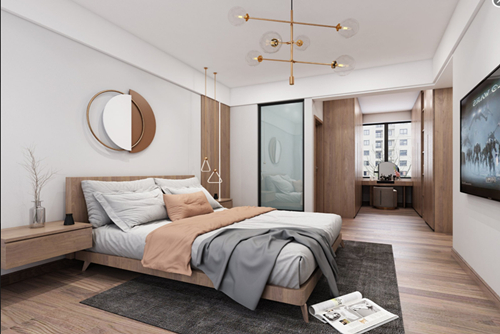 南平市建發(fā)&middot;璽悅北歐風(fēng)格復(fù)式裝修案例