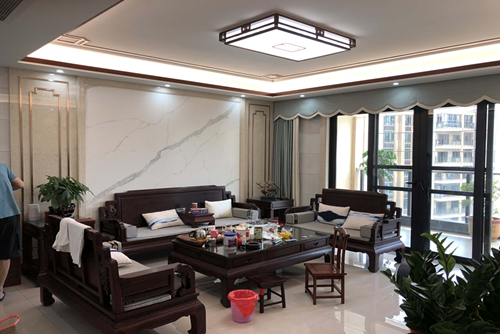 河源市碧桂園&middot;東江鳳凰城新中式風(fēng)格三居室裝修案例