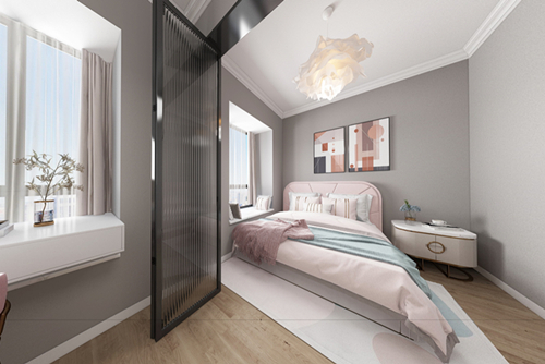 廣州市利海托斯卡納現(xiàn)代簡約風(fēng)格二居室裝修案例