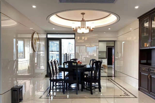 河源市龍光城新中式風(fēng)格別墅裝修案例