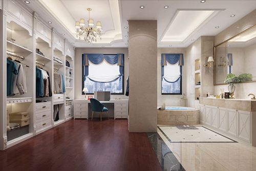 ?？谑泻Ｄ闲绿斓貧W式風(fēng)格別墅裝修案例