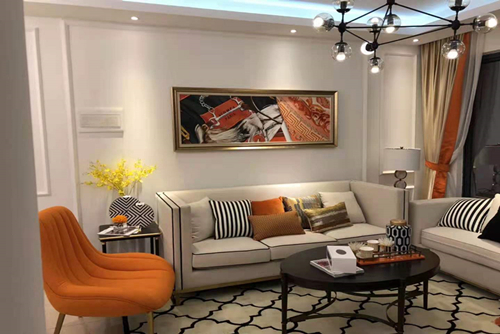 海口市?？谌A潤(rùn)中心現(xiàn)代簡(jiǎn)約風(fēng)格三居室裝修案例