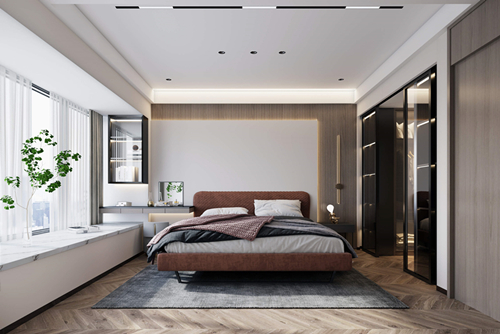海口市奧林匹克花園現(xiàn)代簡(jiǎn)約風(fēng)格平層裝修案例