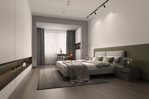 ?？谑邪埠Ｐ麓瀣F(xiàn)代簡約風格三居室裝修案例