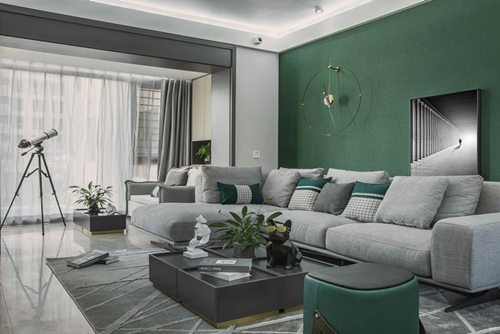 ?？谑幸▓@現(xiàn)代簡(jiǎn)約風(fēng)格三居室裝修案例