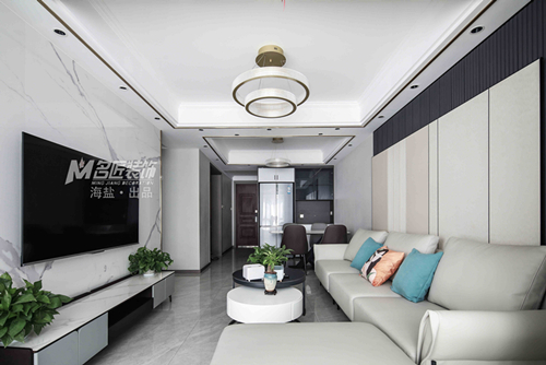嘉興市合景天峻現(xiàn)代簡(jiǎn)約風(fēng)格三居室裝修案例