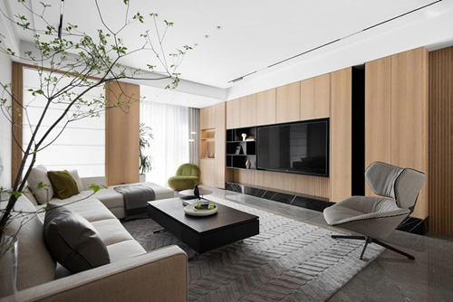 江門市東成家園現(xiàn)代風格三居室裝修案例