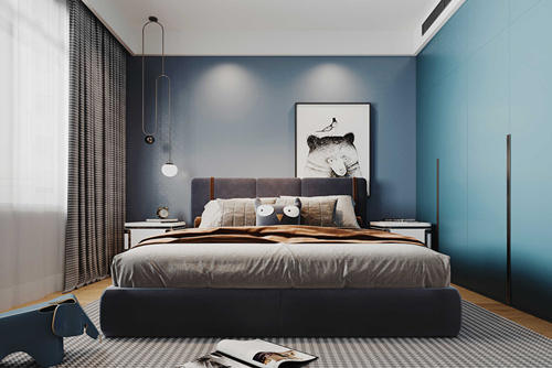 江門市越秀星匯名庭歐式風(fēng)格三居室裝修案例