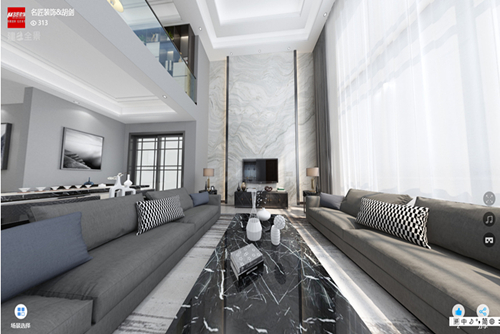 清遠市勝利雅苑現(xiàn)代簡約風(fēng)格別墅裝修案例