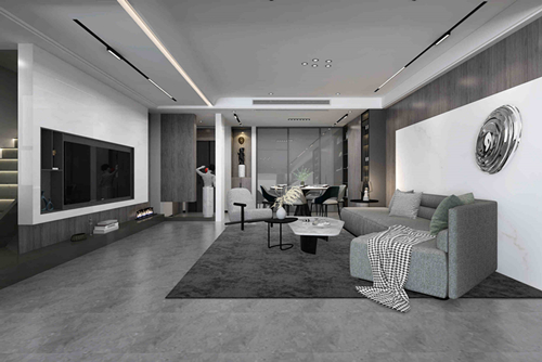 泉州市美的&middot;智慧城現(xiàn)代簡約風(fēng)格復(fù)式裝修案例