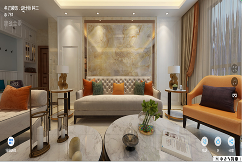 廣州市匯僑新城北區(qū)現(xiàn)代簡(jiǎn)約風(fēng)格五居室裝修案例