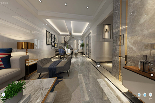 廣州市品秀星瀚輕奢風(fēng)格復(fù)式裝修案例