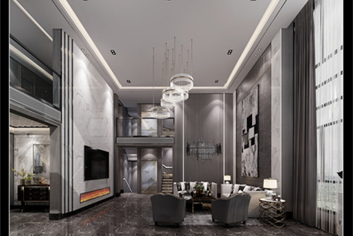 潮州市安盛花苑現(xiàn)代簡約風(fēng)格別墅裝修案例