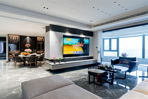 德陽市宏泰花園(羅江區(qū))現(xiàn)代簡約風(fēng)格四居室裝修案例