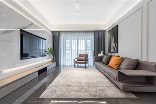 海口市昌茂翰林西苑現(xiàn)代簡(jiǎn)約風(fēng)格四居室裝修案例