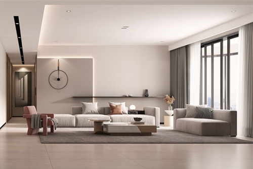 海口市現(xiàn)代花園現(xiàn)代簡約風(fēng)格三居室裝修案例