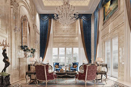 ?？谑谐尚啪霸窔W式風(fēng)格別墅裝修案例