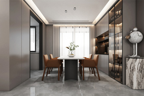 潮州市濱江雅居現(xiàn)代簡約風(fēng)格三居室裝修案例