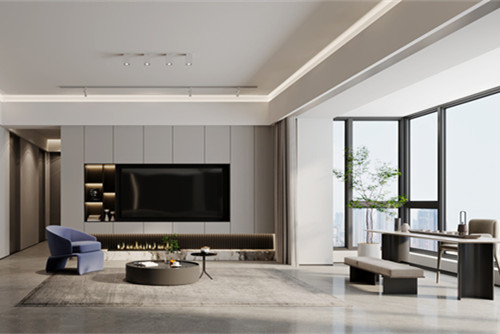 ?？谑芯G城桃李春風現(xiàn)代簡約風格三居室裝修案例