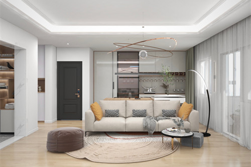 廣州市東風廣場北歐風格二居室裝修案例