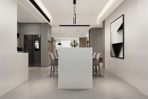 汕頭市林語(yǔ)苑現(xiàn)代風(fēng)格三居室裝修案例