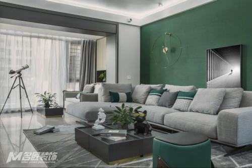 ?？谑胁擦治髟番F(xiàn)代簡(jiǎn)約風(fēng)格三居室裝修案例