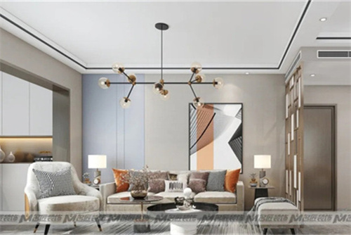 潮州市百合園現(xiàn)代簡約風格三居室裝修案例