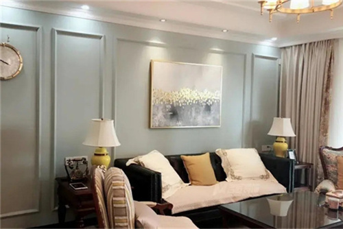 合肥市龍湖&middot;龍譽(yù)中心美式風(fēng)格三居室裝修案例