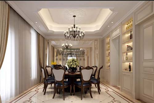合肥市綠城&middot;廬境桃源歐式風(fēng)格別墅裝修案例