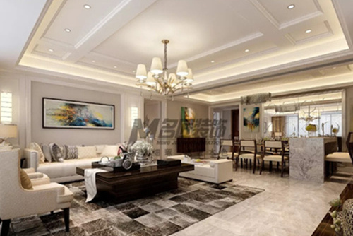 合肥市龍湖&middot;龍譽(yù)中心現(xiàn)代風(fēng)格四居室裝修案例