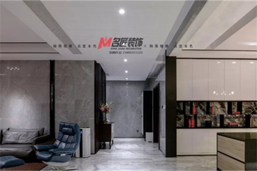 合肥市偉星玖樾臺現(xiàn)代風格平層裝修案例